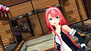 mmd kawakaze dances smooth by 0571 undressing slow