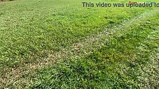 fall vibes hit so let's jerk off outdoors together part 1 🍂🍆💦