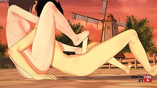 Dandadan Hentai Okarun X Momo Footjob Frenzy Fucks