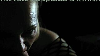 Cristall princess kneels for amateurs blonde sensual lipstick blowjob action