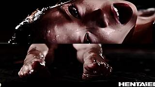 omg this horny petite teen's laying alien eggs with monster cock creampie it's insane!!