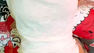 Chubby housewife bent over for neighbor creampie doggystyle!