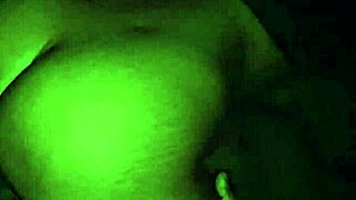 her boyfriend sneaks over while hubby's clueless she spreads wide for cheating creampie sex on their bed