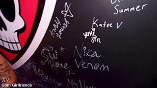 spread those fishnet legs wide yumi sins you goth slut for deep pussy licking?