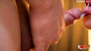 Watch this milf take a massive facial then creampie explosion 😍💦🍆 double cum delight!!