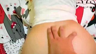 Chubby housewife bent over for neighbor creampie doggystyle!