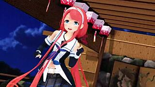 mmd kawakaze dances smooth by 0571 undressing slow