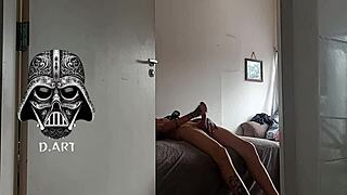 Hidden Cam Spots Gym Dude Sniffing Blonde's Panties!!