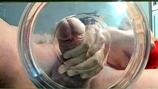 Gilf squirts in slowmo cumshot water play with her young friend