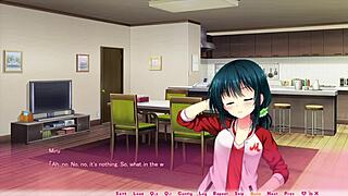 Intense hentai babe sucks monster cock and takes facial cumshot