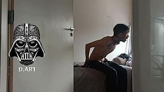 Hidden Cam Spots Gym Dude Sniffing Blonde's Panties!!