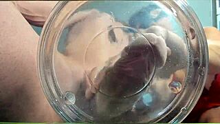 Gilf squirts in slowmo cumshot water play with her young friend