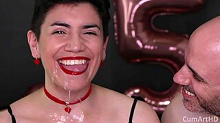 you see all these hot cumshots swallows and penis fetish in cfnm cumpilation 12