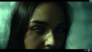 lesbian sluts squirt hard in possessed demon girl on girl fuck