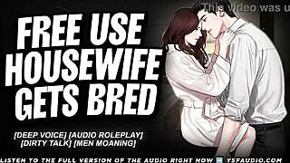 Free use housewife begs for breeding in hot audio session!