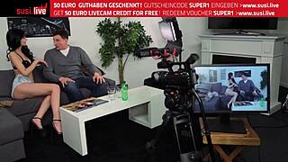 coco does everythin to loosen up her interview guy... suckin boobs and fuckin hard finally