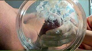 Gilf squirts in slowmo cumshot water play with her young friend