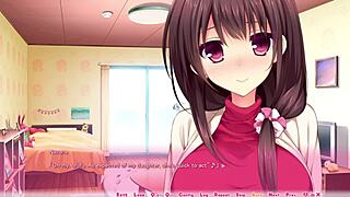 Intense hentai babe sucks monster cock and takes facial cumshot