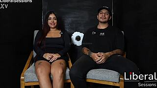 hey, tattooed big tits latina takes gloryhole pounding before hubby