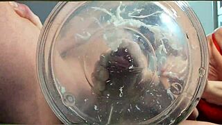 Gilf squirts in slowmo cumshot water play with her young friend