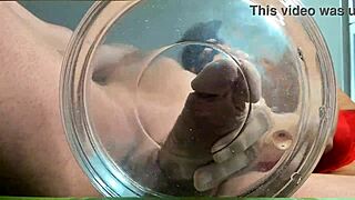 Gilf squirts in slowmo cumshot water play with her young friend