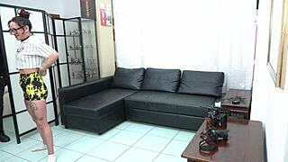 alice maze endures brutal anal bdsm in heels and rimming backstage