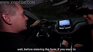 damn the new driver got me so horny... we fucked hard in his car part 1 with camila henao