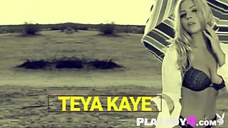 teya kaye's fat curvy ass and big tits beg for your eyes in outdoor strip heat?