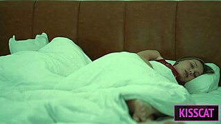 Step Mom Shares Bed with Step Son, Ends in Huge Facial After Creampie Surprise