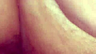 arab wife rides husband's big cock with ass slaps and creampie finish