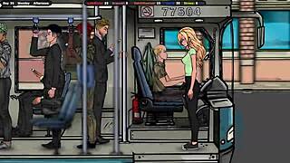 a stranger slathers creampie over hentai babe's ass instead of sunscreen