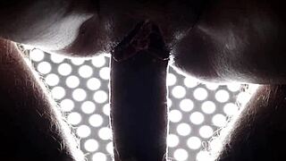 cameraman zooms on wet pussy penetration