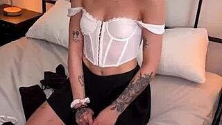 sexy blonde dylan moore worships that juicy cock sensually from start to finish