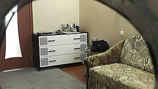 hey my sexy blonde milf wife calls neighbor to fix kettle then he bangs her doggy on bed 💋🍑💦