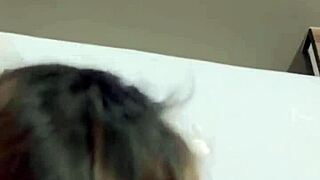 pantat mulus istri teman bikin crot dalam creampie saat doggystyle di kamar tidur