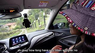 damn the new driver got me so horny... we fucked hard in his car part 1 with camila henao