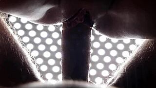 cameraman zooms on wet pussy penetration