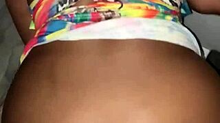 big booty ebony wife cheats with creamy backshots in party bathroom sneakily