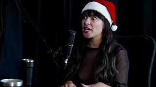 stellar blue teases in sheer red during naughty brazilian casting interview