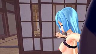 Kasumi Miwa bent over for outdoor hentai anal creampie doggystyle?