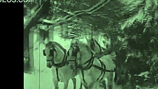 vintage retro drawings showcase hairy erotic scenes from antique era