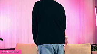 jeny smith plays psychologist flashing pussy and masturbating publicly to seduce stranger
