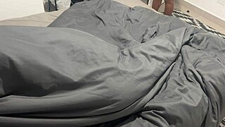 stepmom leyne rodriguez shares bed and fucks stepson hard