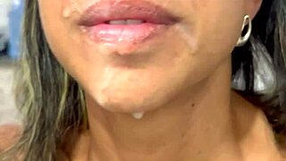 belinha hotwife seduced delivery guy then uber for double mouth cumshots