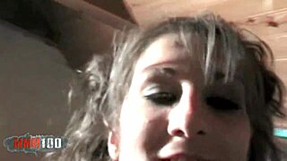 pov skinny french brunette alys rebel uh gets pounded so hard she screams