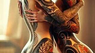 do these tattooed lesbian models make your pussy drip wet?