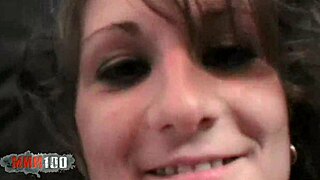 pov skinny french brunette alys rebel uh gets pounded so hard she screams