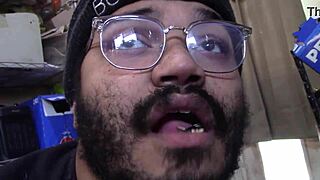 nerdy chubby brunette glasses farting gaping kitchen toy spread episode 2