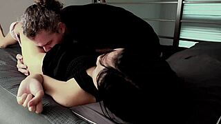 Flame hel calls over the girl next door and devours her tasty pussy.