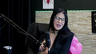 provocative leticia braga spills swinger secrets in sheer red casting chat part 1